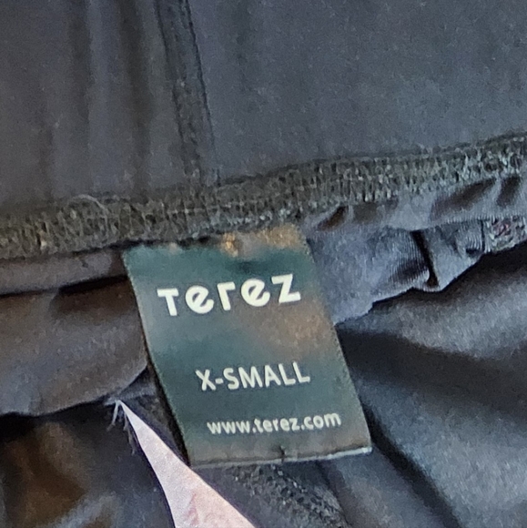 Terez legging, metallic rainbow stripe. Size xs - Picture 3 of 3